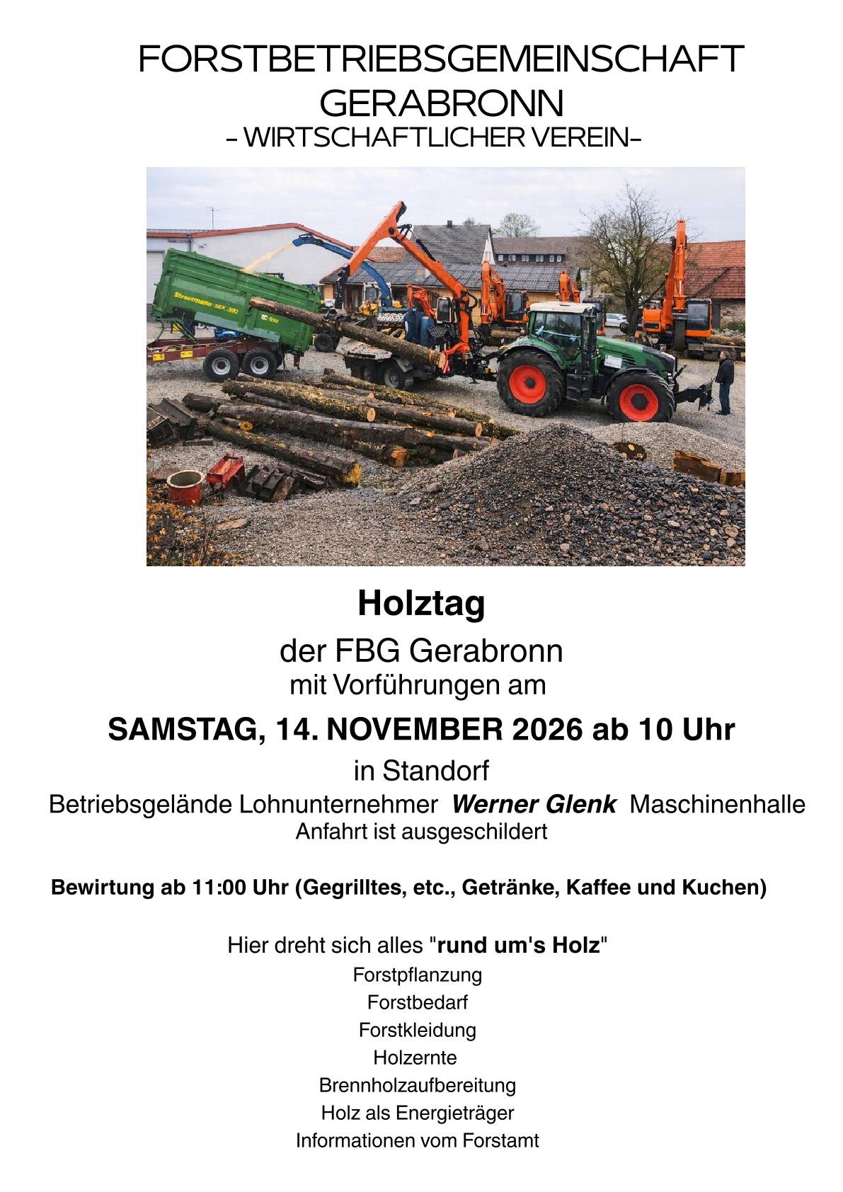 Holztag 14.11.26